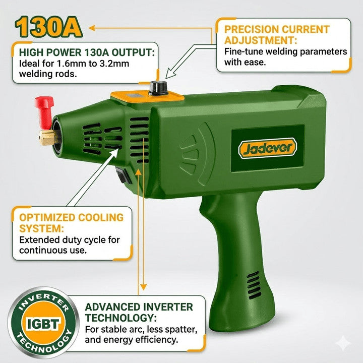 Jadever 15-130 Amp IGBT Inverter MMA Welding Machine